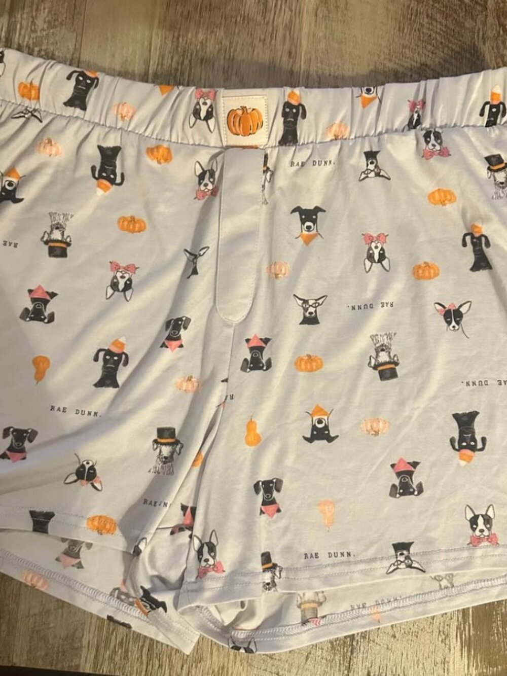 Rae Dunn Halloween Dog Pajama Shorts
